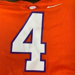 Deshaun Watson Clemson football jersey.